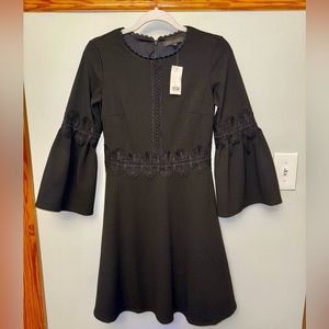 NWT: Banana Republic Black Wedding Guest Dress